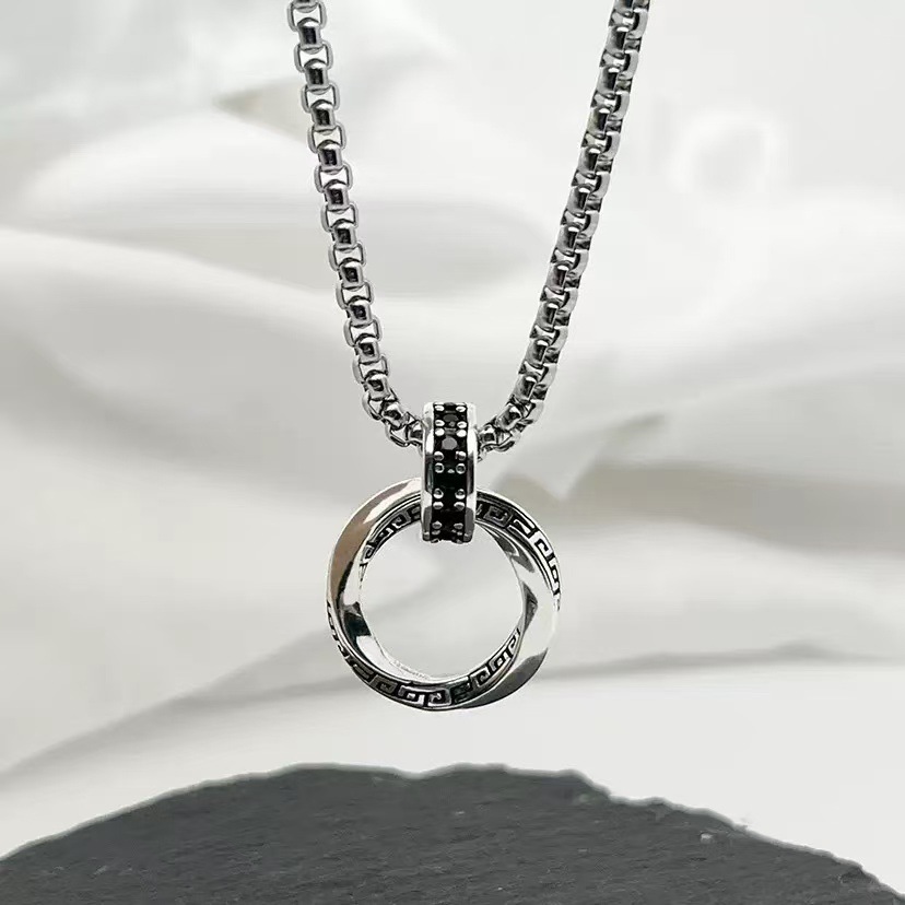 925 Sterling Silver Chain Necklace Men - Kalung Perak Sterling 925 Baru, Model