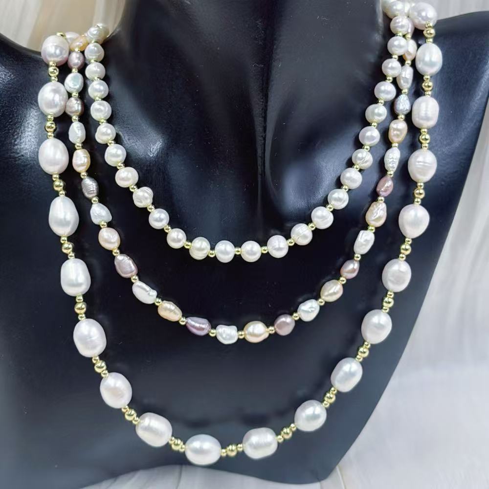 Pearl Choker Necklace Vintage - Untuk hadiah perhiasan ibu, kalung choker