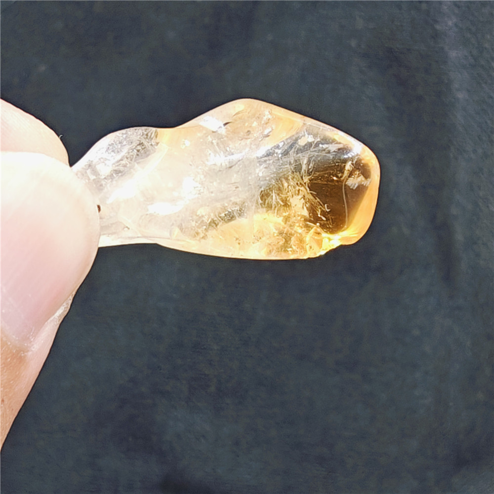 3 buah liontin kristal sitrin  - Crystal Pendant Necklace Natural Stone ulasan dan harga