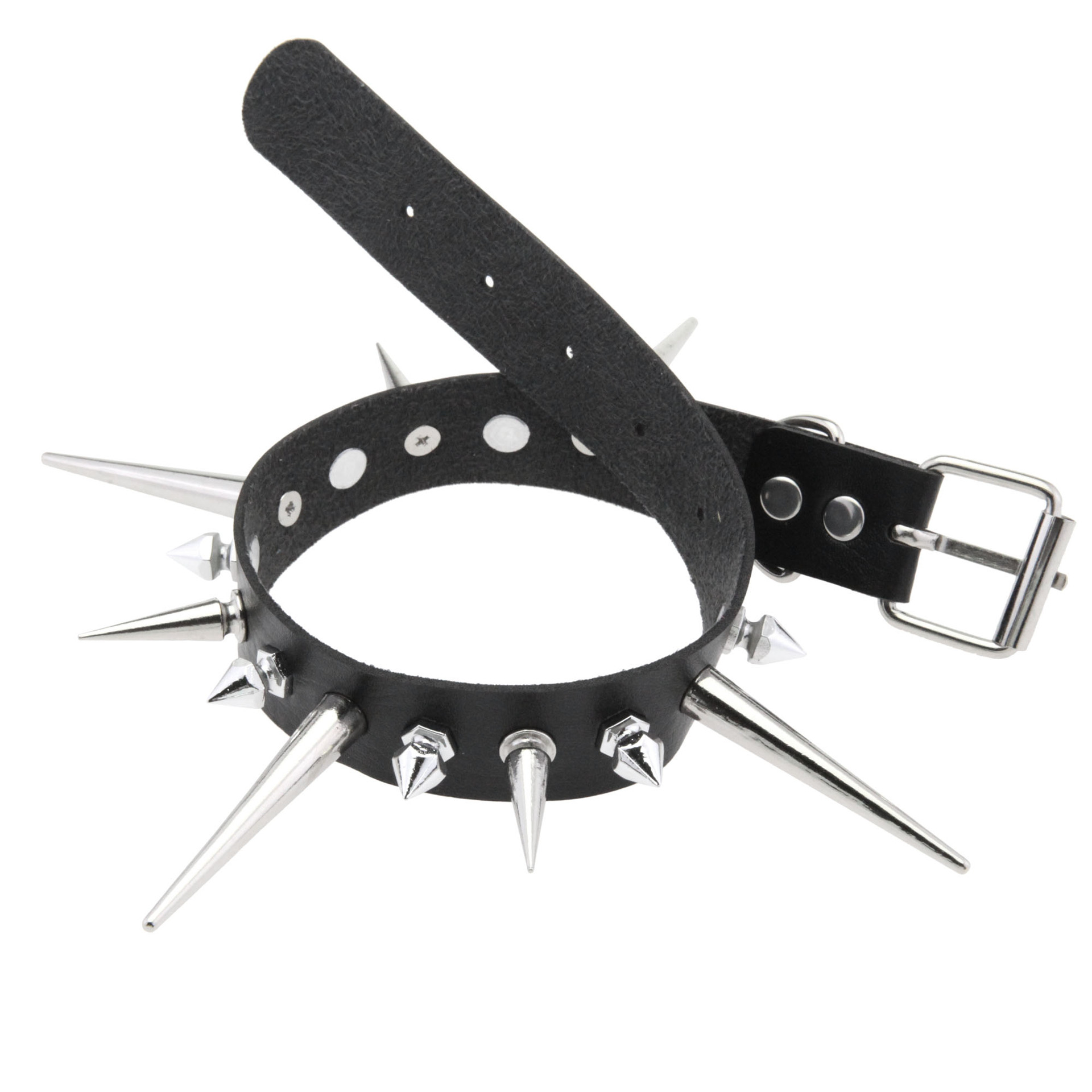 Choker Lonjakan Panjang Gotik  - Goth Punk Spike Choker ulasan dan harga